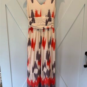 Elegant Multicolor Maxi Dress